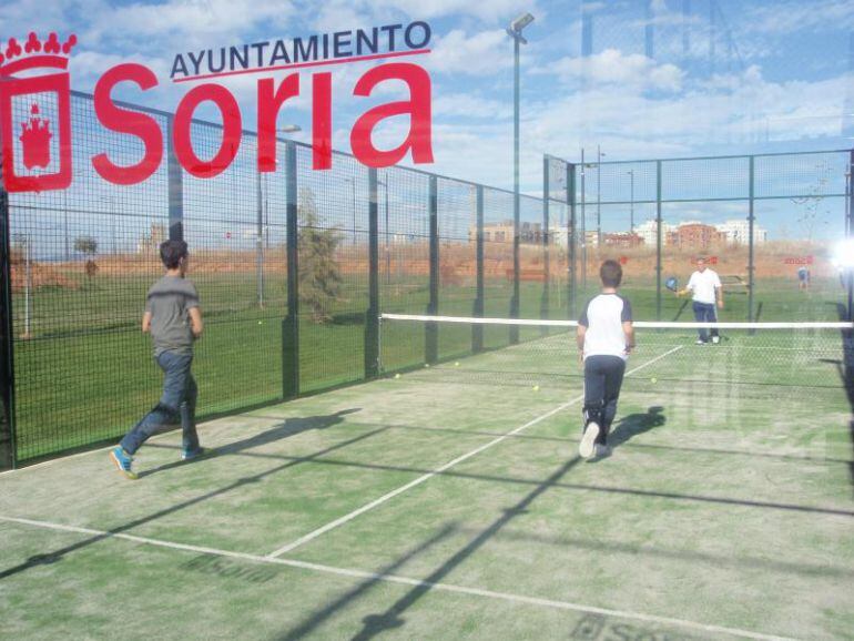 Pistas municipales de Pádel en Soria.