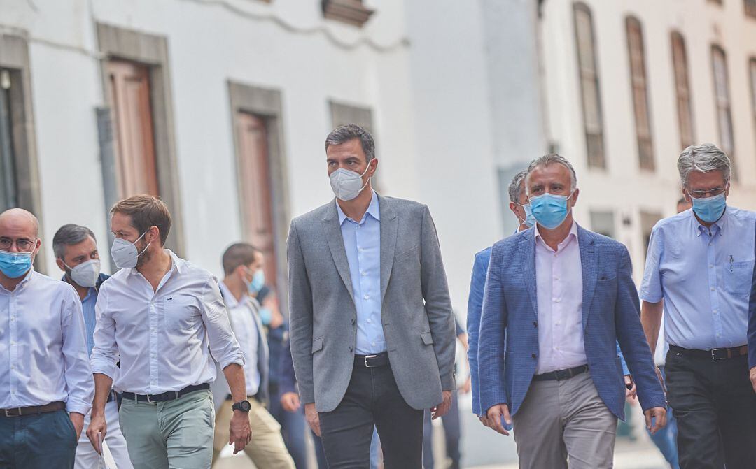 Pedro Sánchez en La Palma.