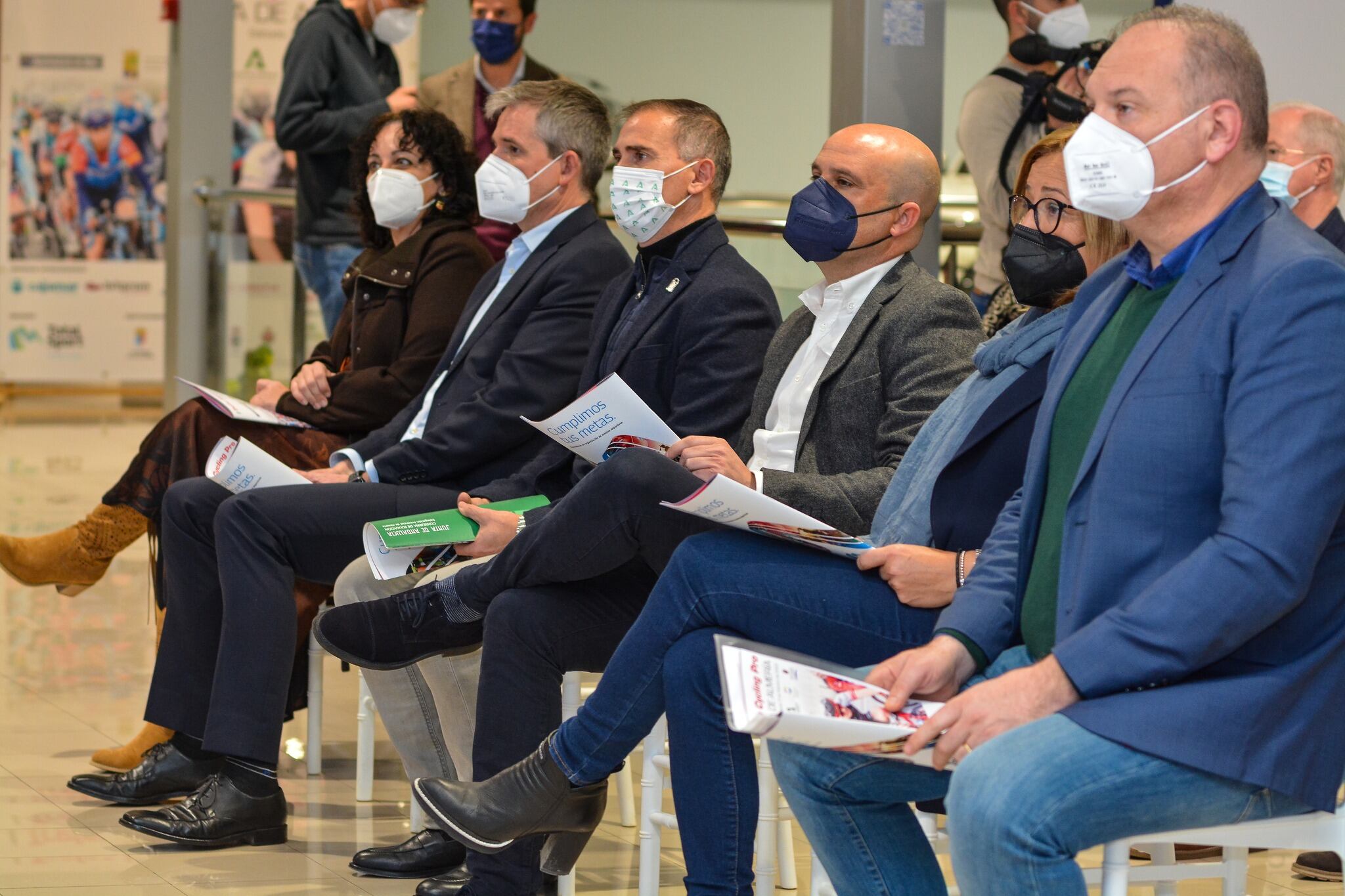 Los alcaldes de Níjar y Cuevas del Almanzora en la presentación.