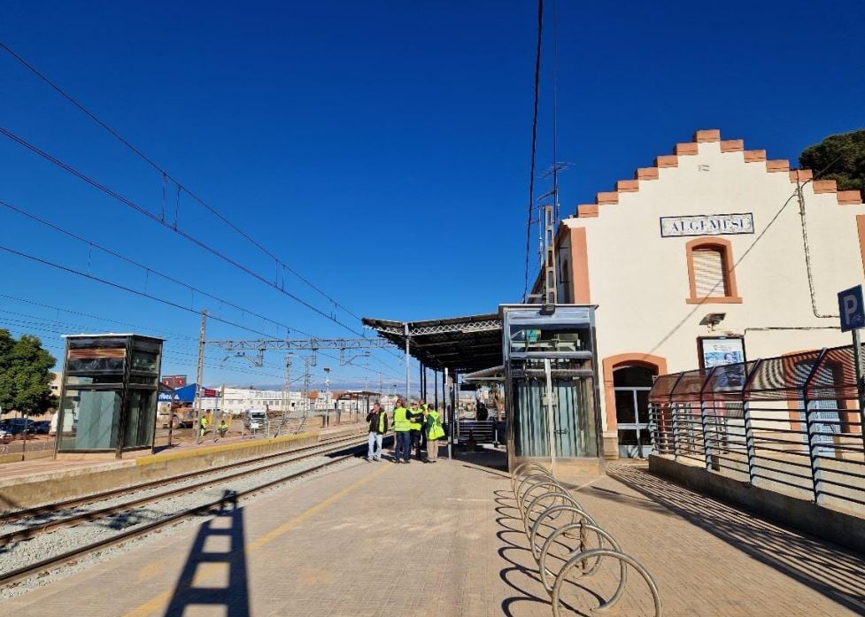 Reactivación de los Cercanías - estación de Algemesí