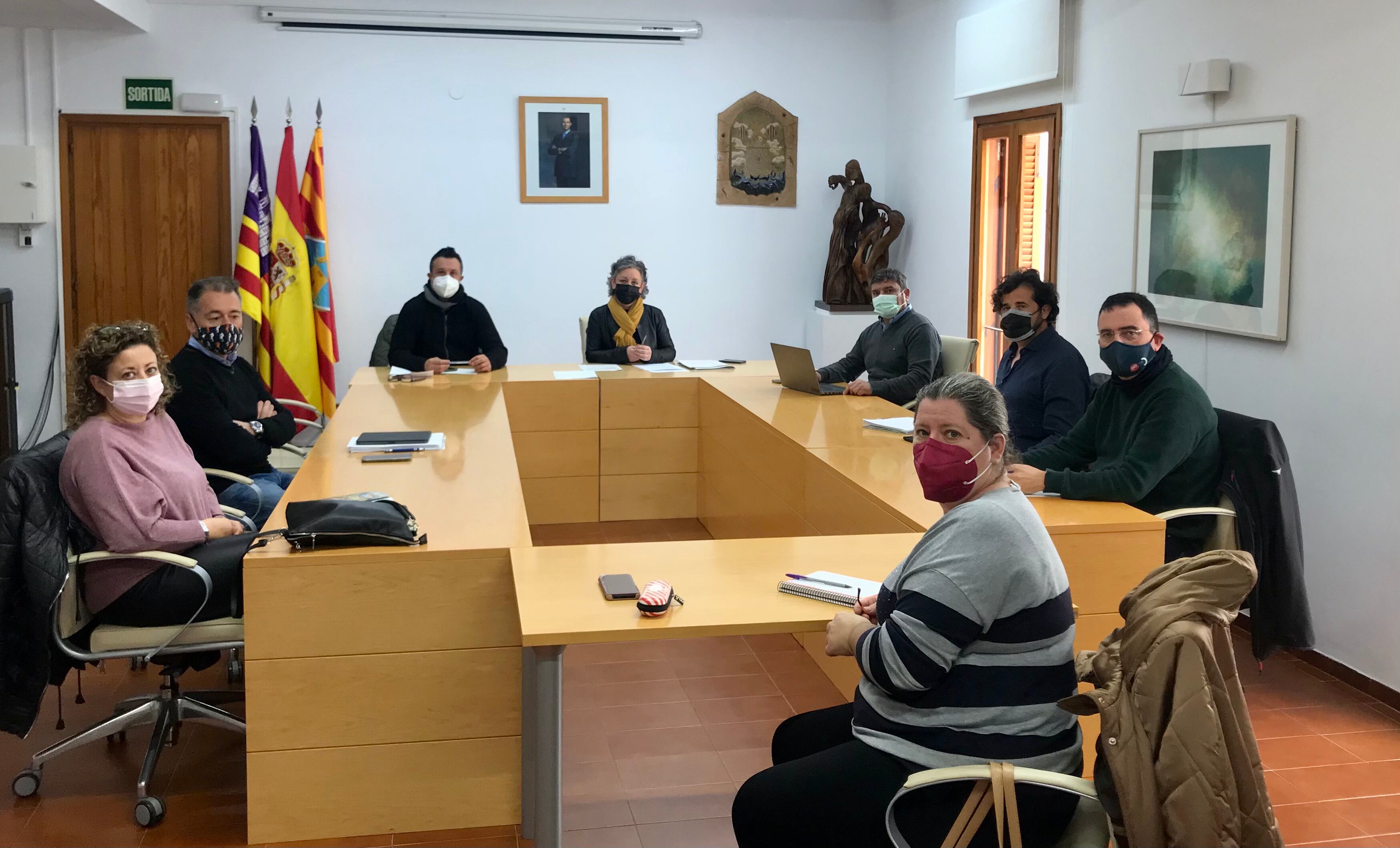 Un momento durante la reunión de la Comisión