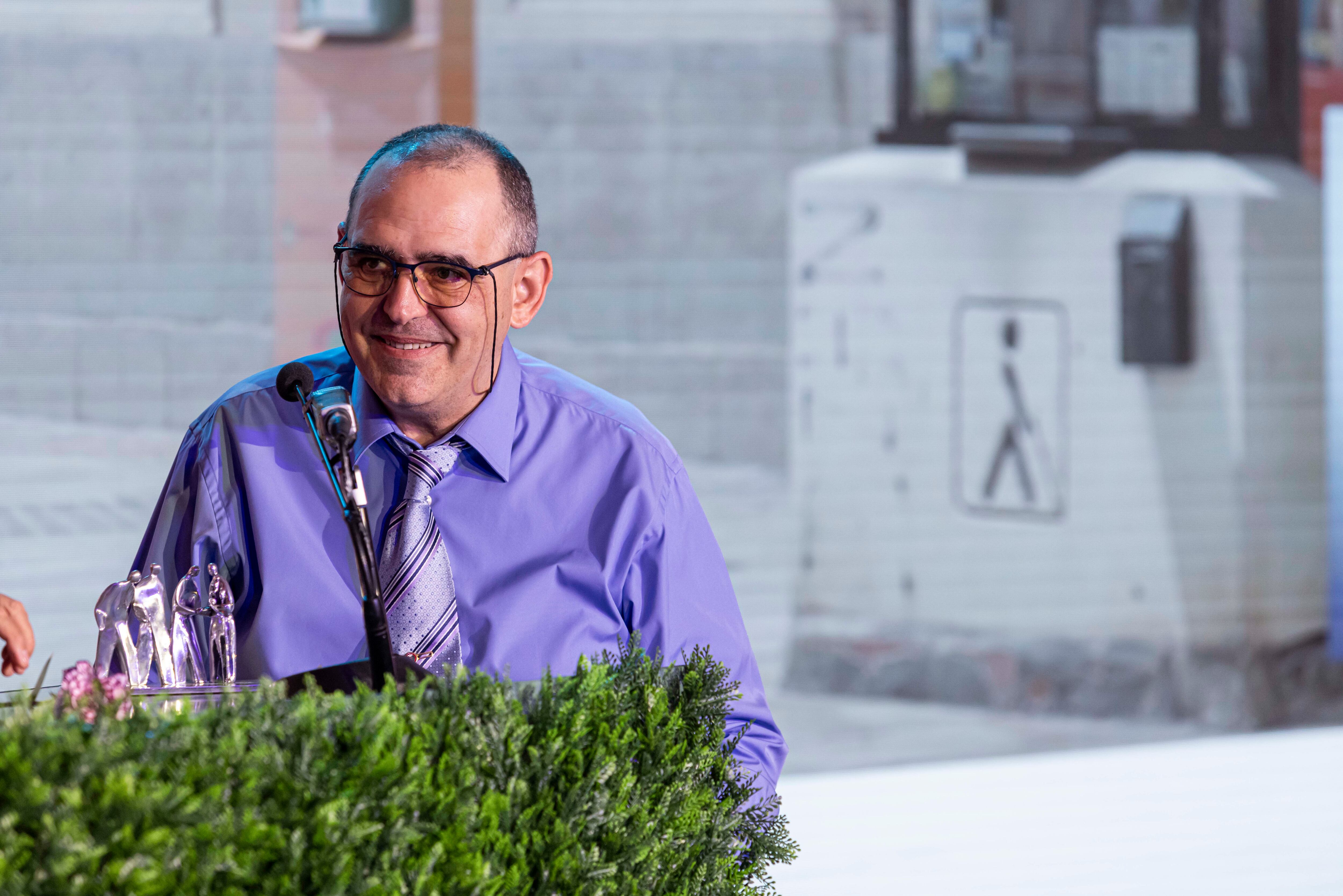 Luis Miguel Laplana ha sido reconocido como el mejor vendedor de la ONCE en la Región de Murcia en 2023