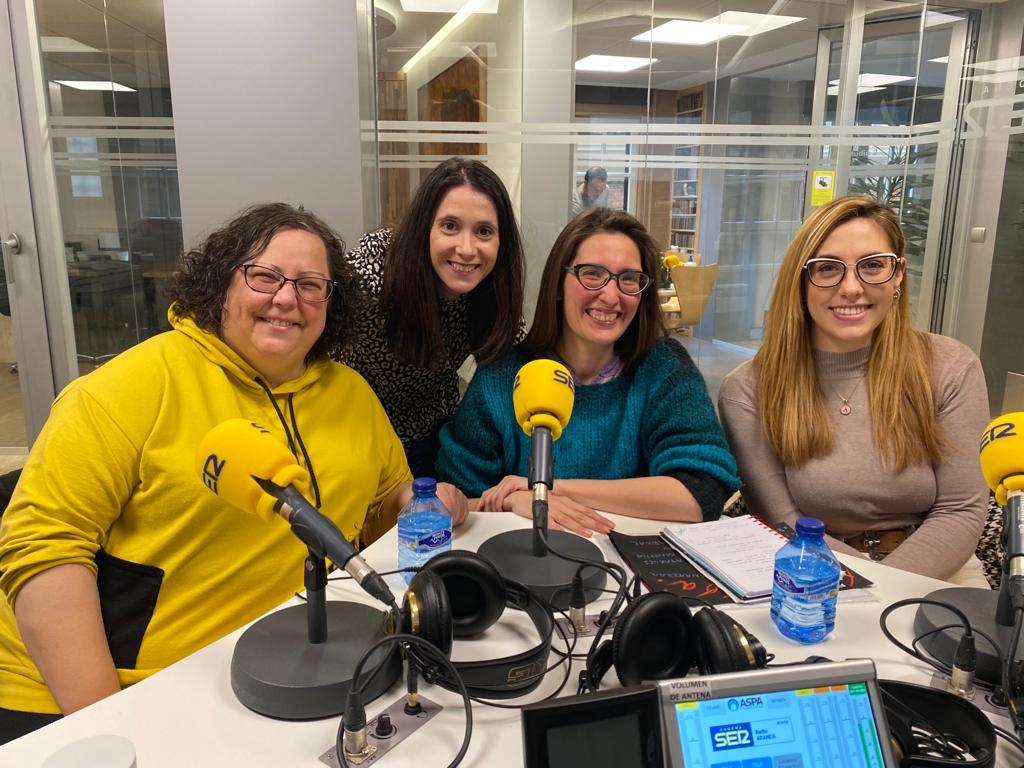 De izda a dcha Yolanda Álvaro, Cristina Martínez, Beatriz Abad y Alba Frutos