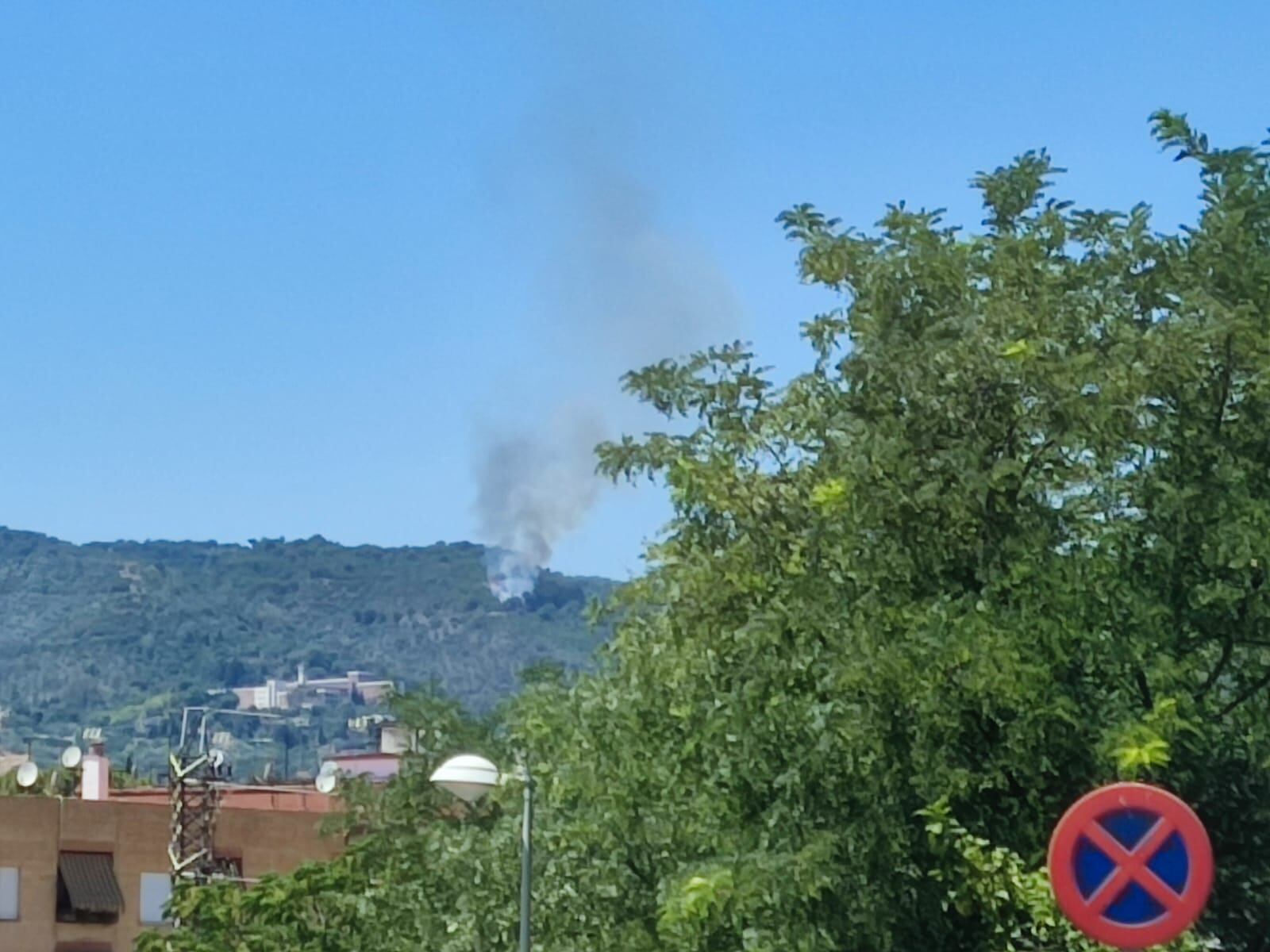 Incendio en la Sierra de Córdoba