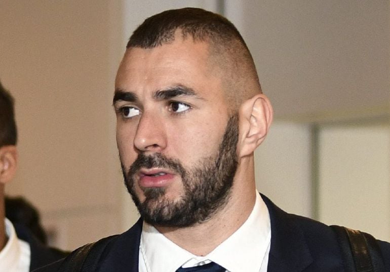 Primer plano de Benzema