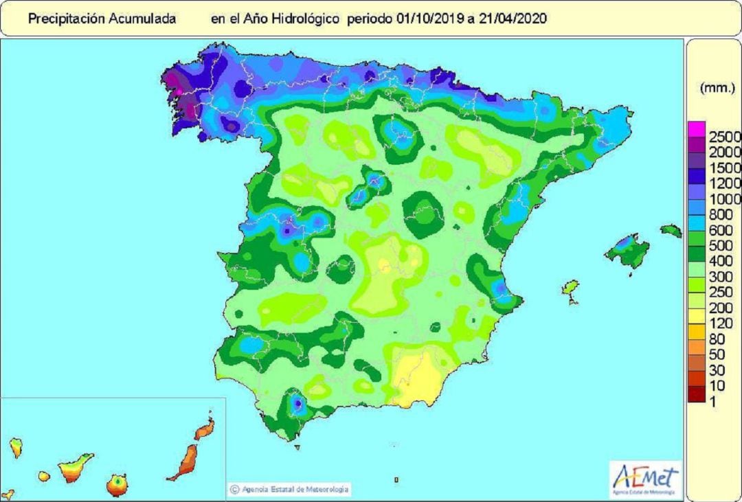 El campo murciano no recordaba una primavera tan lluviosa como la de 2020