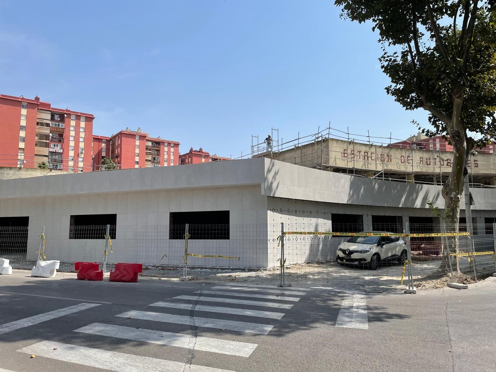 Obras en la Estación de Autobuses de La Línea