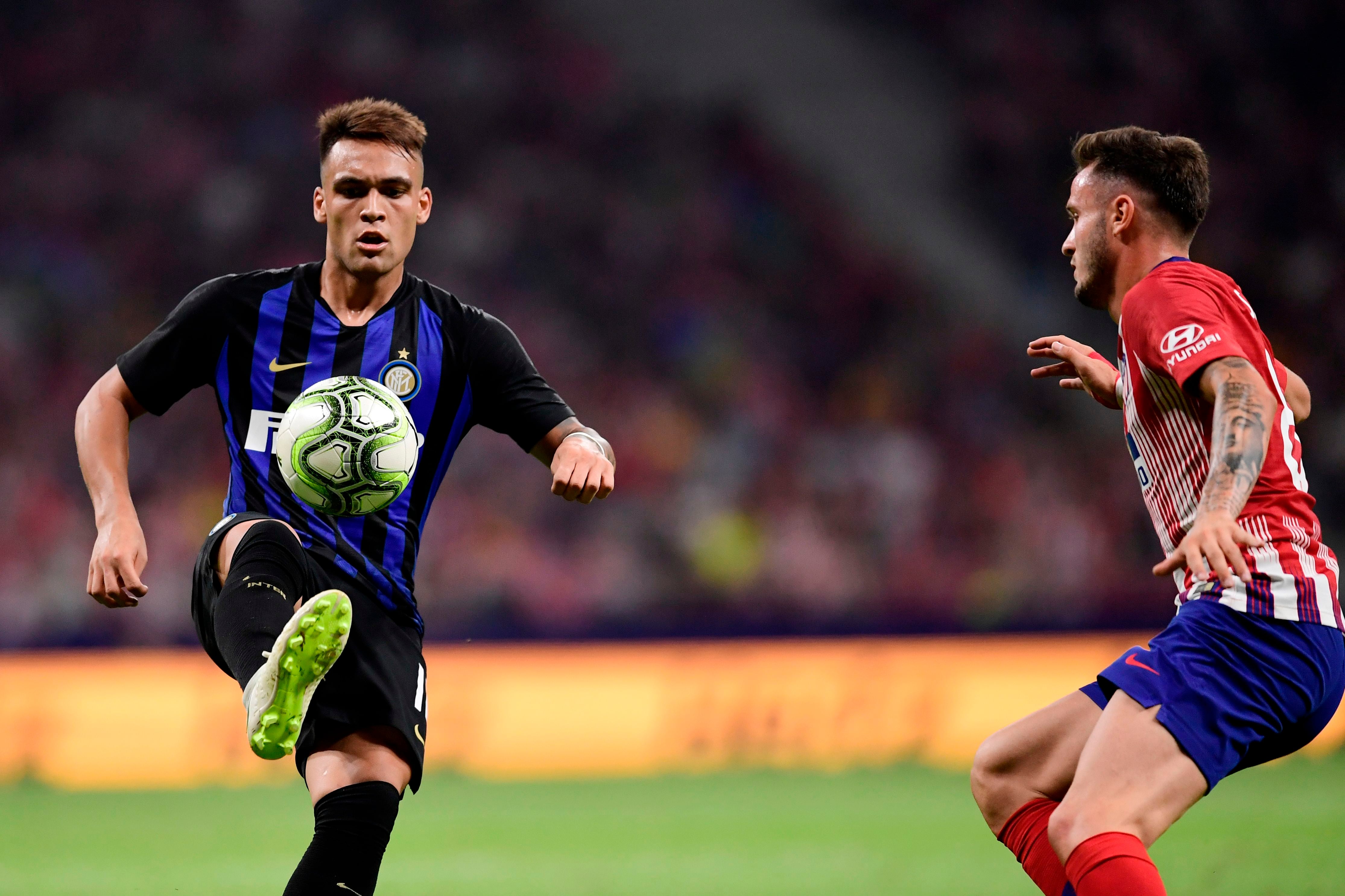 Lautaro Martínez, en un partido de Champions ante el Atlético de Madrid en el Wanda Metropolitano. (Photo by JAVIER SORIANO / AFP)        (Photo credit should read JAVIER SORIANO/AFP via Getty Images)