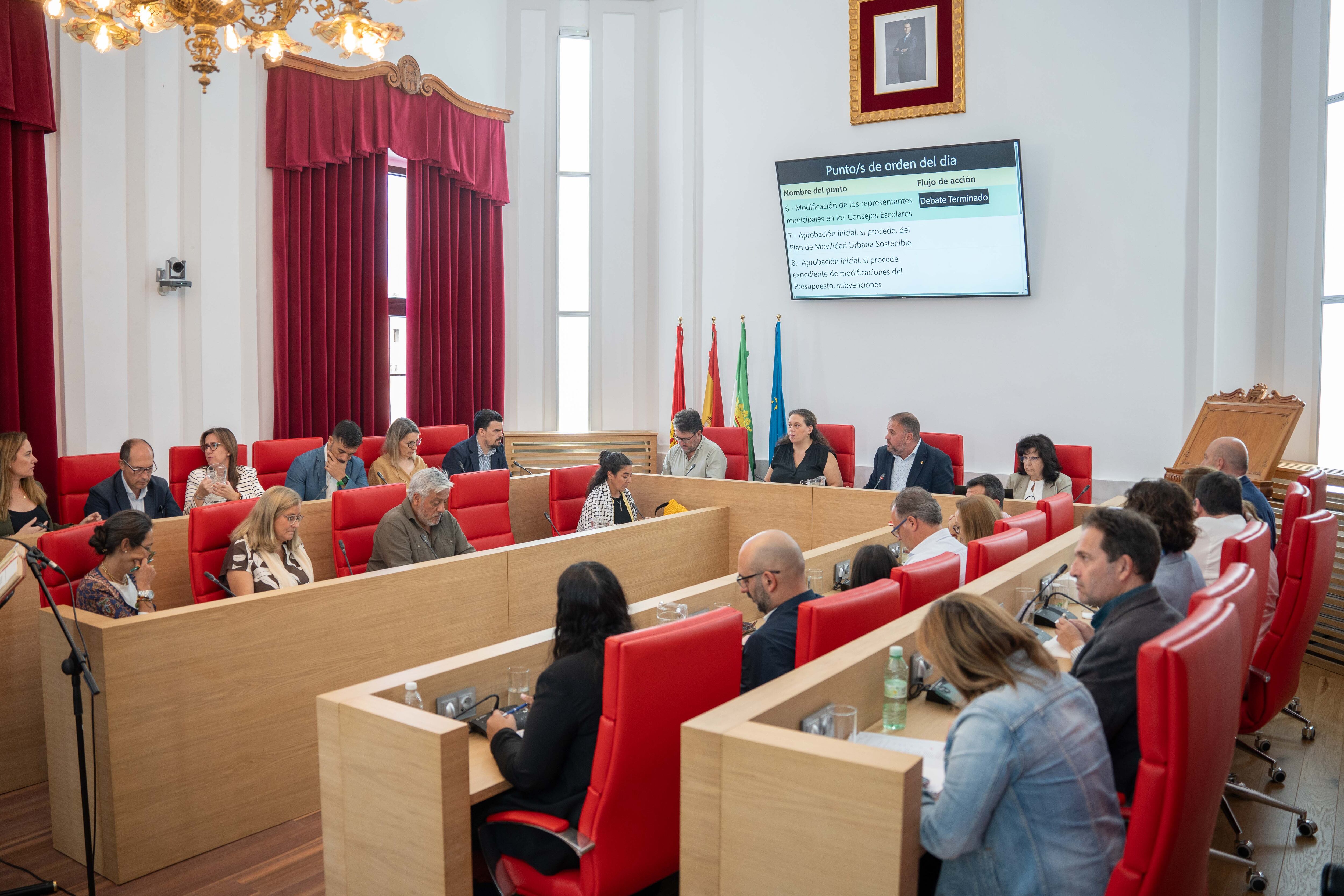 Pleno del Ayuntamiento de Mérida