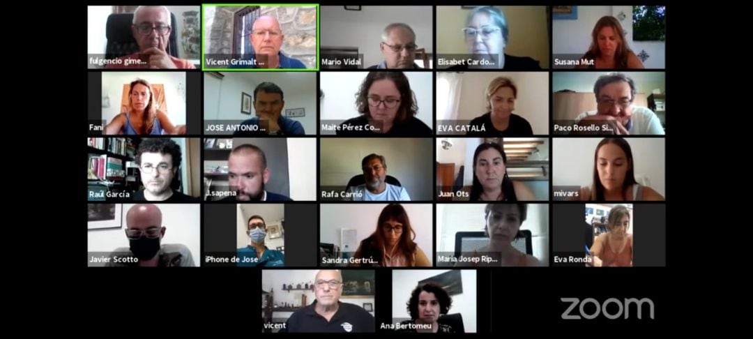 Pleno telemático ayuntamiento de Dénia. Julio 2021