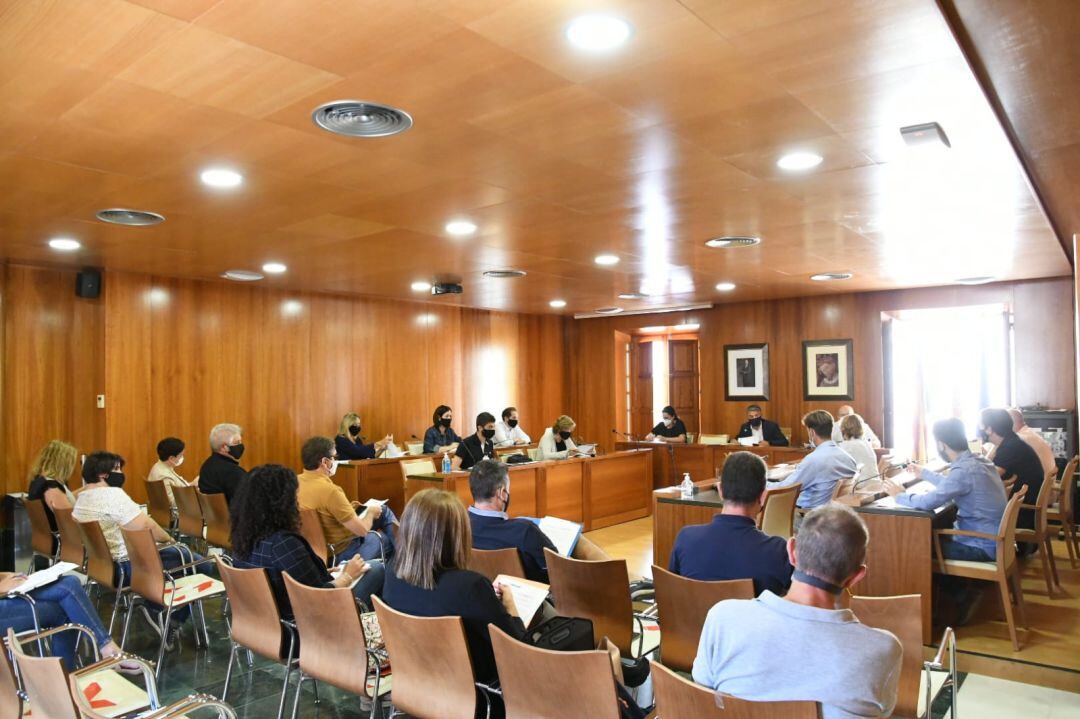 Imagen del pleno del mes de septiembre de 2020.