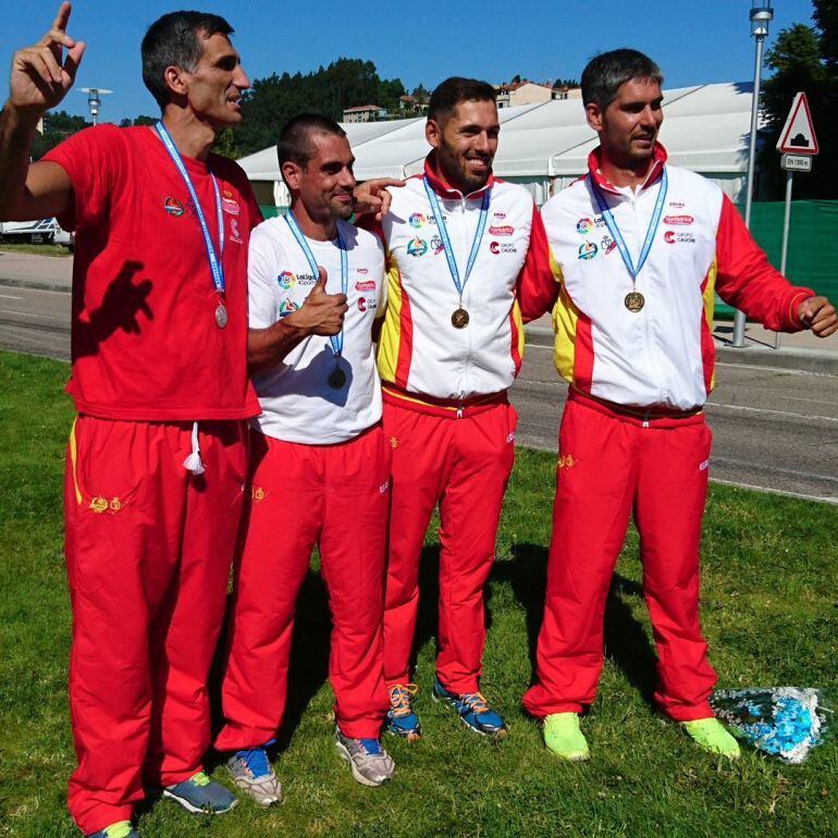 Iván Alonso, Diego Piña, Oscar Graña y Ramón Ferro