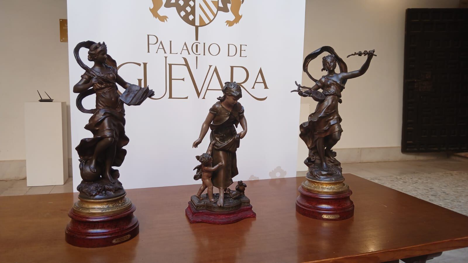 Las tres piezas que se incorporan al Palacio de Guevara