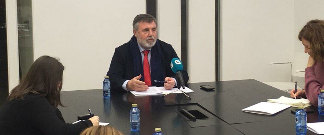 El presidente del Colegio de Médicos de A Coruña, Luciano Vidán.