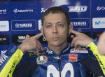Valentino Rossi durante los entrenamientos de Moto GP.