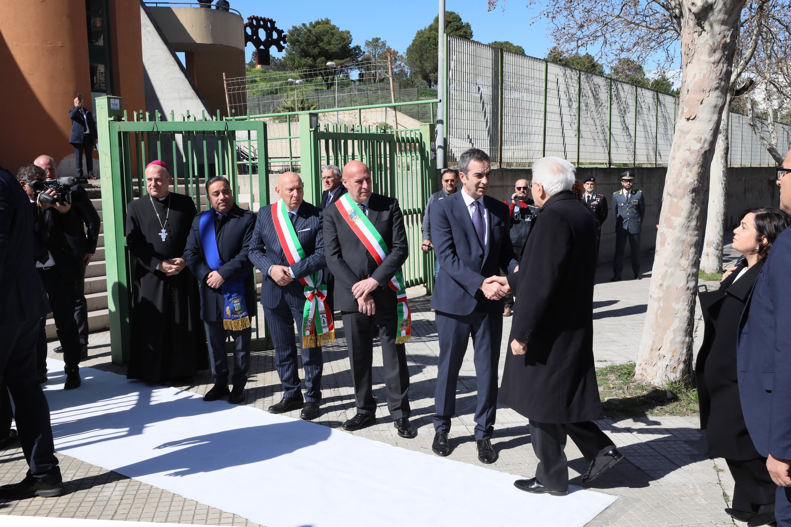 Homenaje a las víctimas del naufragio de Calabria.