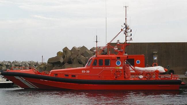 El vaixell de Salvament Marítim "Salvamar Sirius", amb base a Palamós