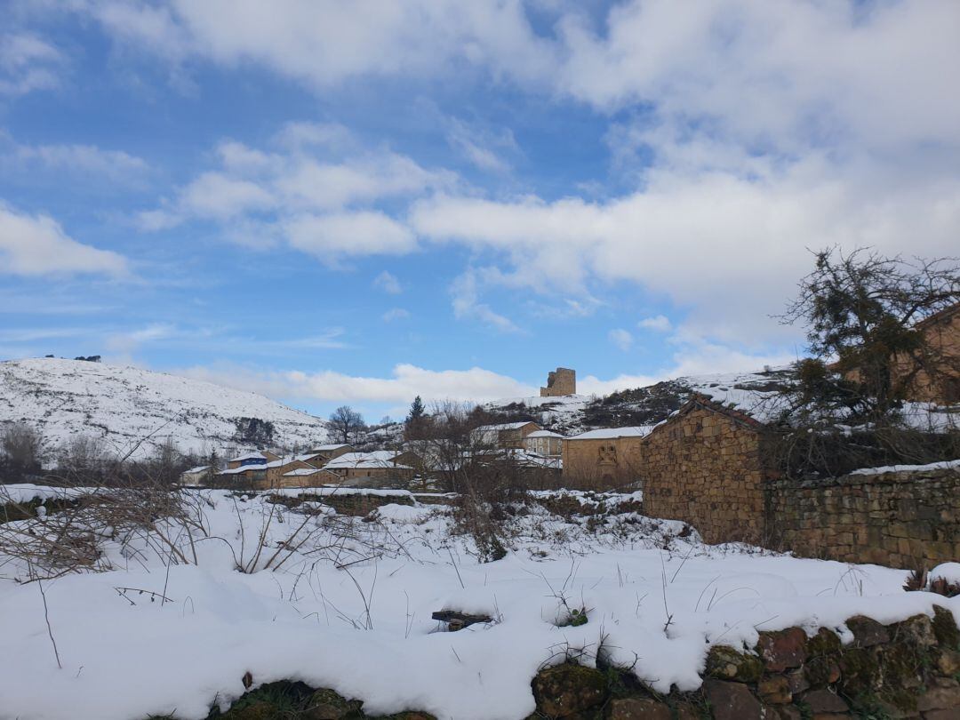 Pueblo nevado en Cantabria EUROPA PRESS
   (Foto de ARCHIVO)
 