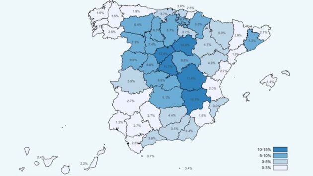 Resultados por provincias del Estudio de Seroprevalencia.