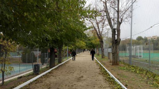 Los agentes hacen una batida por el parque de las Tres Culturas de Toledo