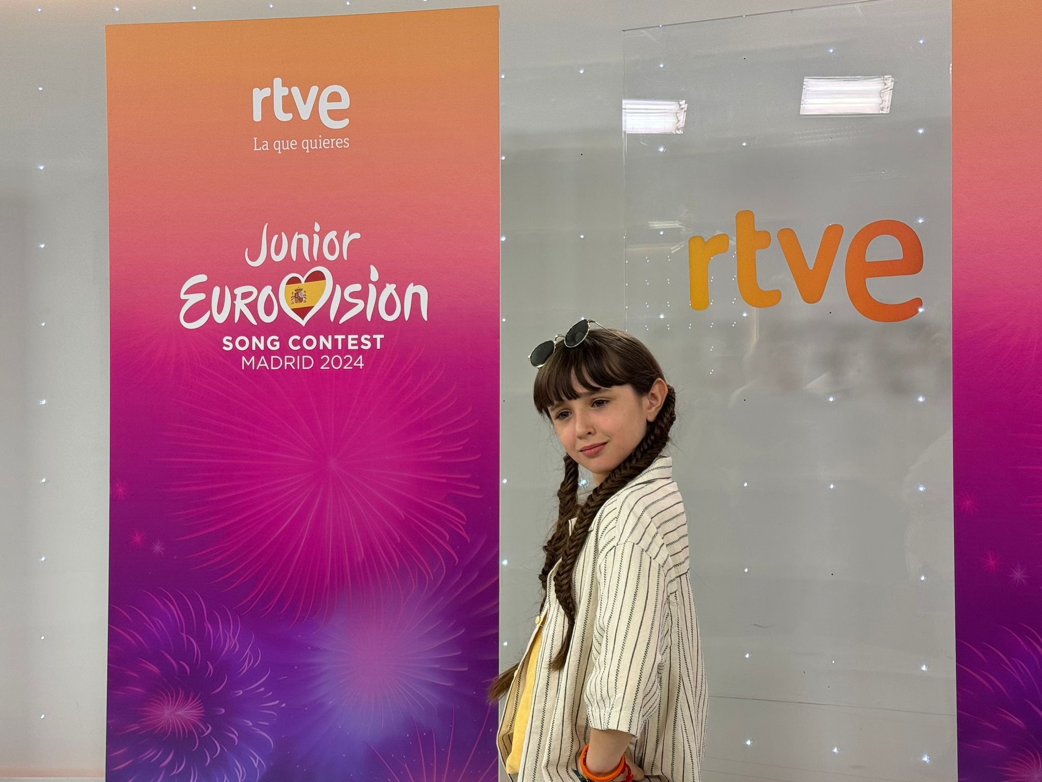 Chloe DelaRosa, represente española de Eurovisión Junior 2024, que se celebra en Madrid.