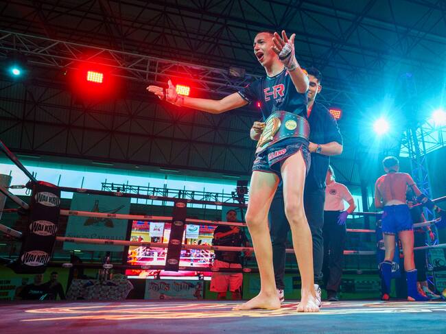 Francisco Hernández, campeón junior RME 63.5 kg Muay Thai.