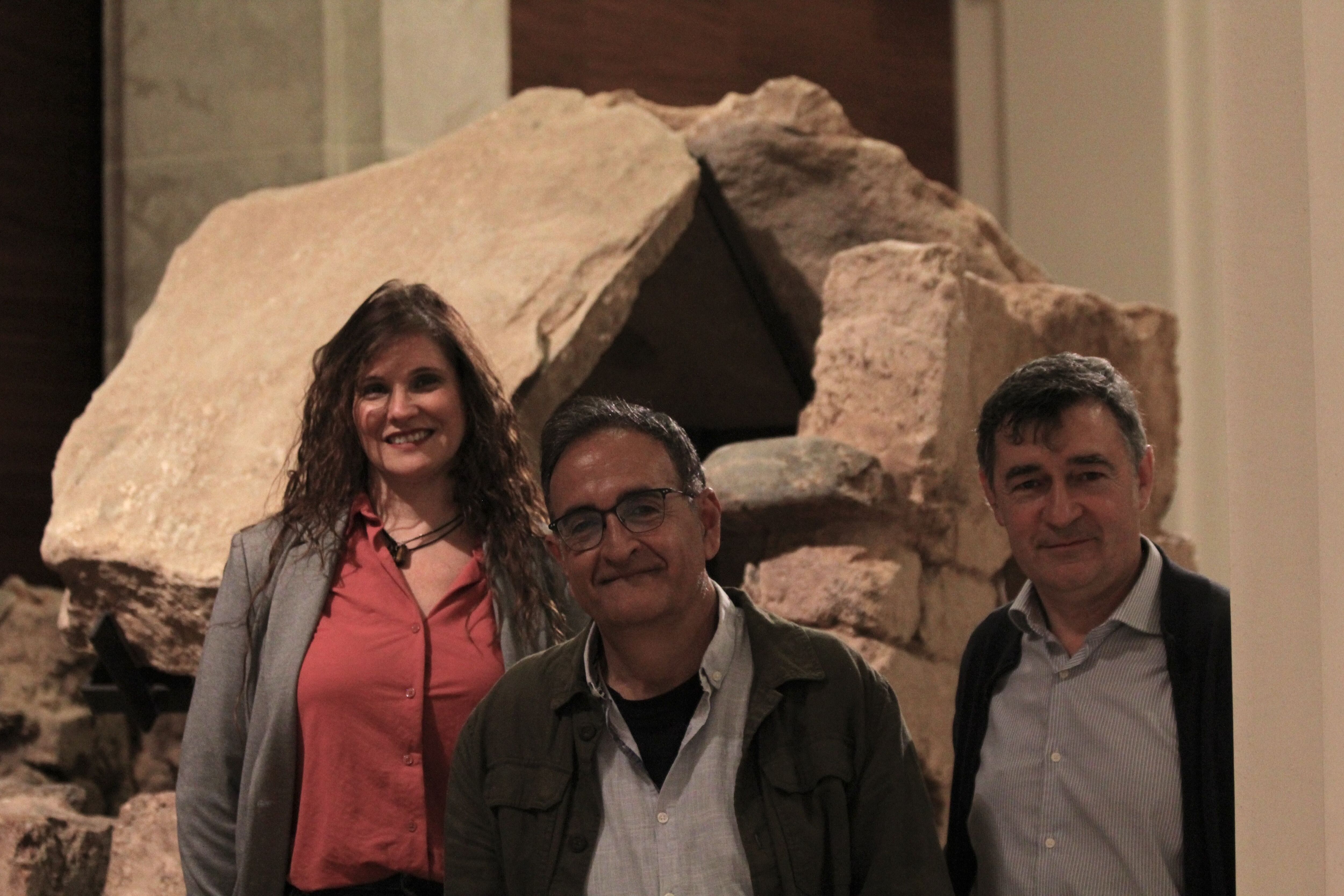 Sonia López Chamizo, José Suárez y Enrique Viguera, el equipo de la UMA que ha participado en este estudio sobre los fenicios