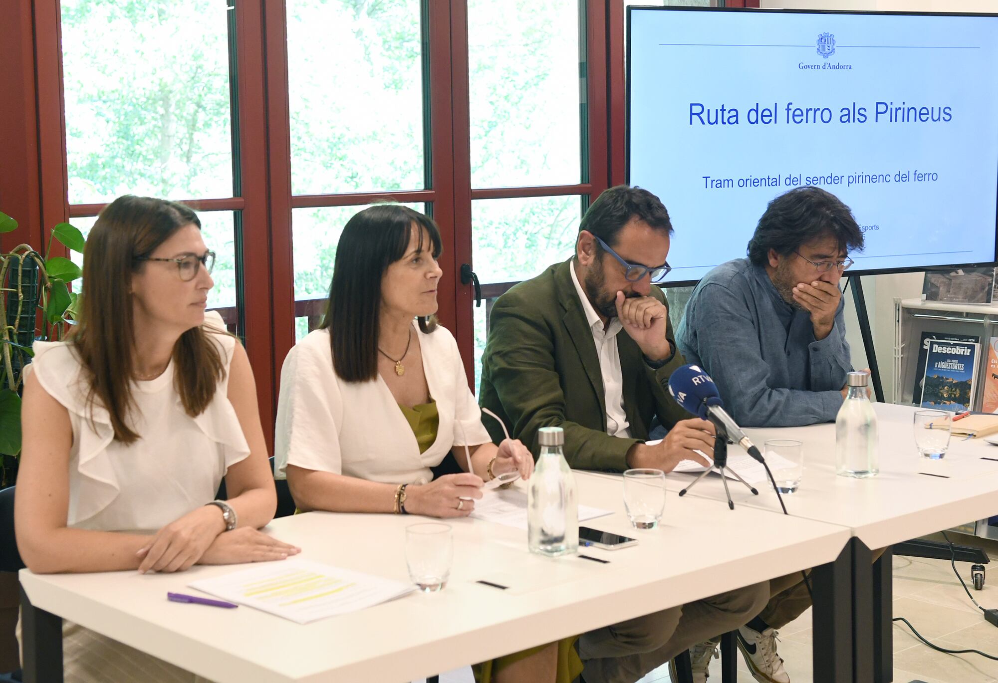 La presentació dels nous itineraris de la ruta del ferro