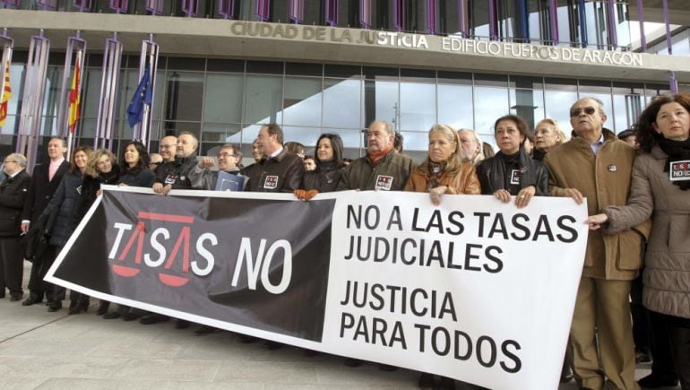 Concentración contra las tasas judiciales 