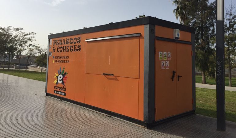 Caseta de venta de Petardos en Alboraya