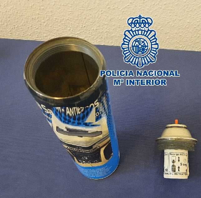 Material incautado por la Policía en Benalmádena (Málaga)