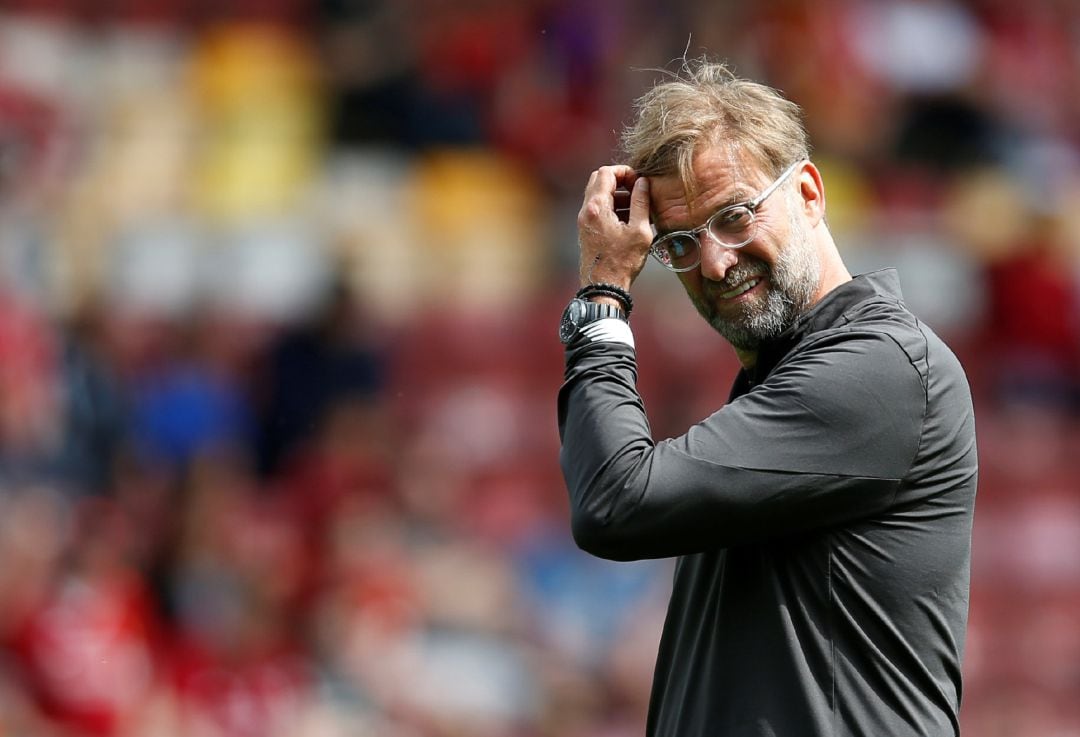 Klopp, durante un amistoso del Liverpool esta pretemporada