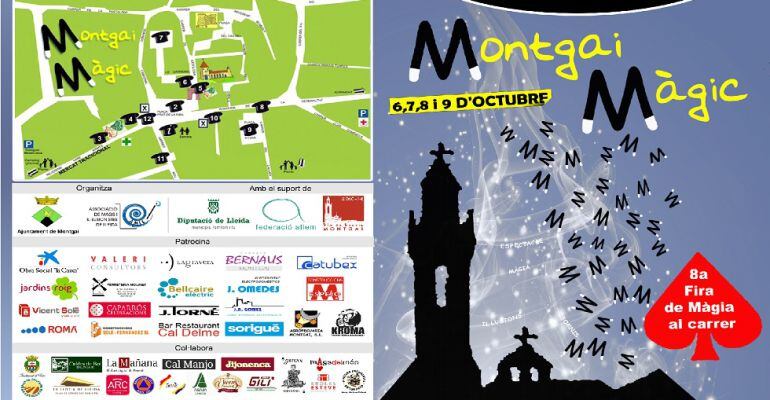 El cartell del Montgai Màgic 2016.