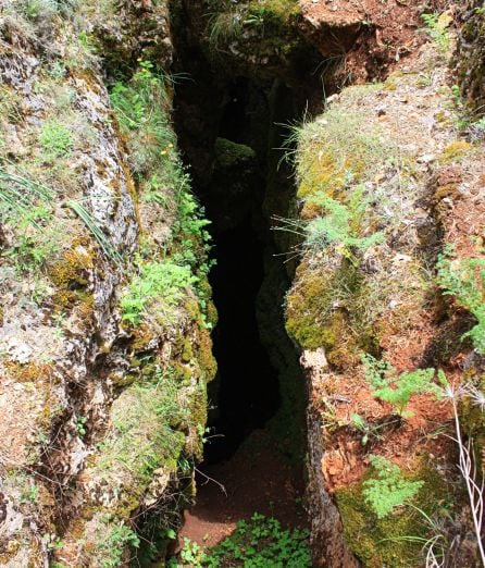 Entrada a la sima Alfa I.