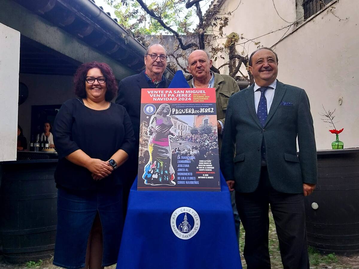Las zambombas del barrio de San Miguel se dedican este año a La Paquera de Jerez