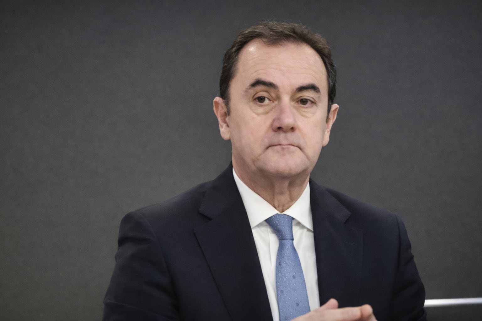 José María Muñoz, durante la comparecencia