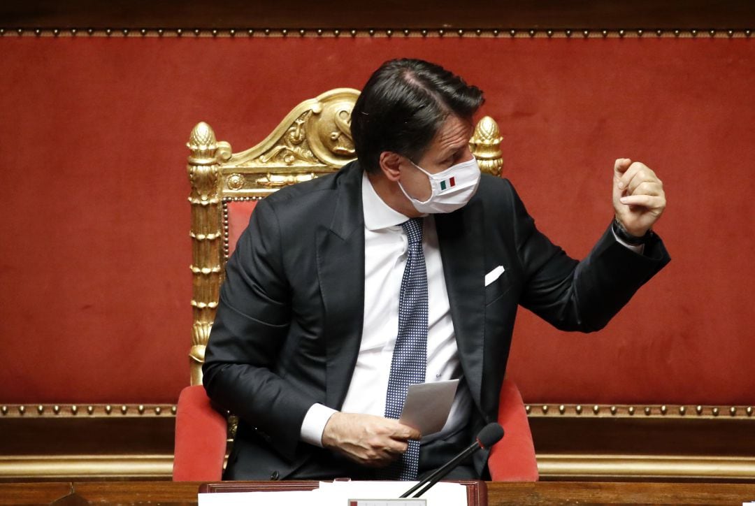 El primer ministro italiano, Giussepe Conte en una foto de archivo.