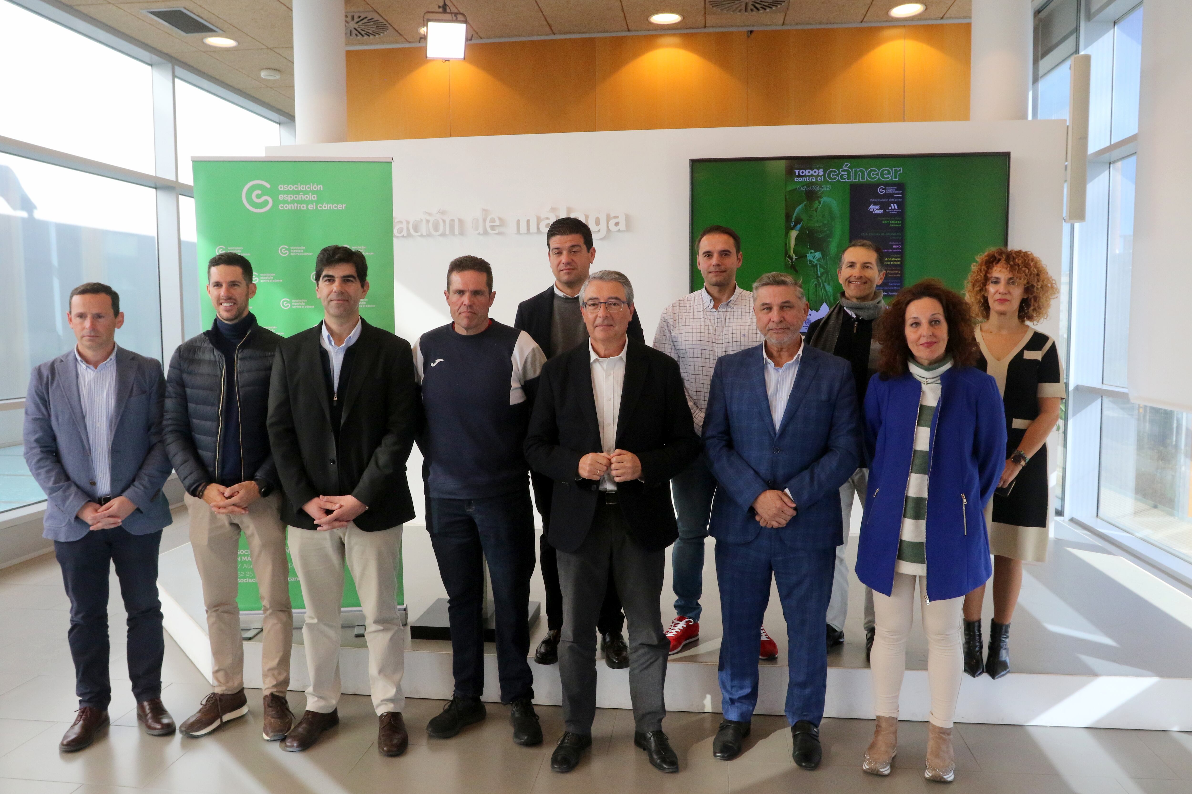 La Diputación de Málaga colabora con la AECC en el II Reto contra el Cáncer para concienciar y recaudar fondos para la investigación