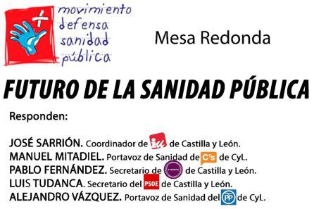 Ponentes de la mesa redonda sobre el modelo sanitario