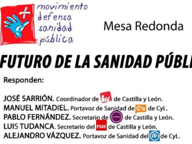 Ponentes de la mesa redonda sobre el modelo sanitario
