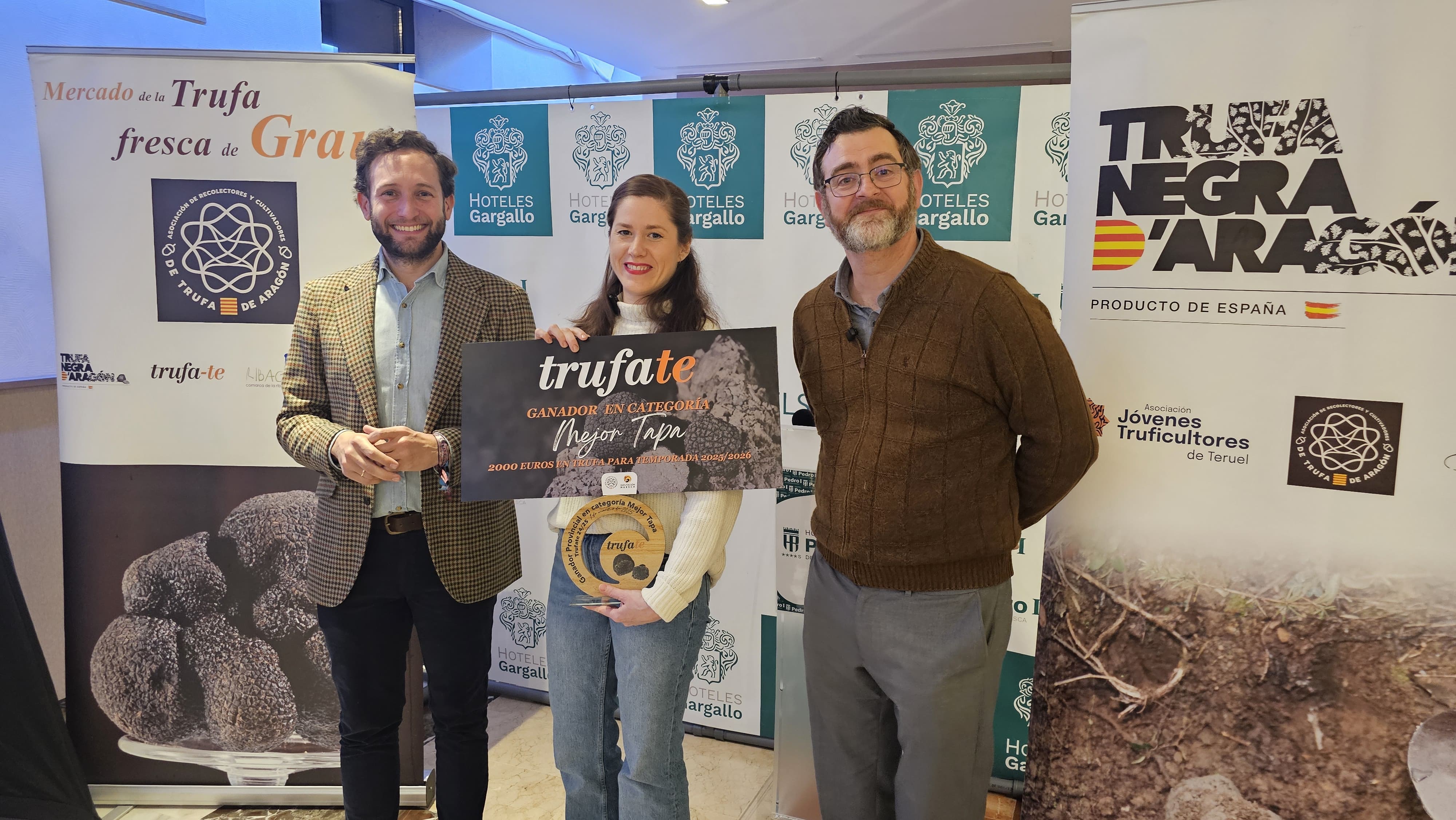 Isaac Claver, Beatriz Allué y David Royo