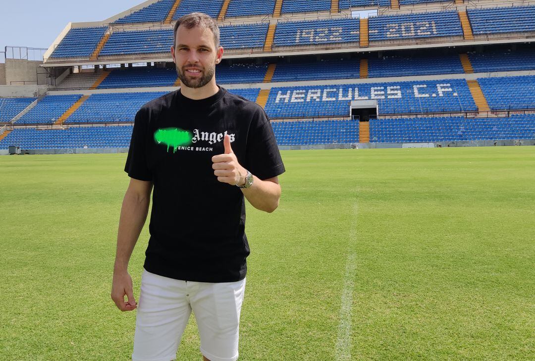 Jesús Fernández, en el Rico Pérez