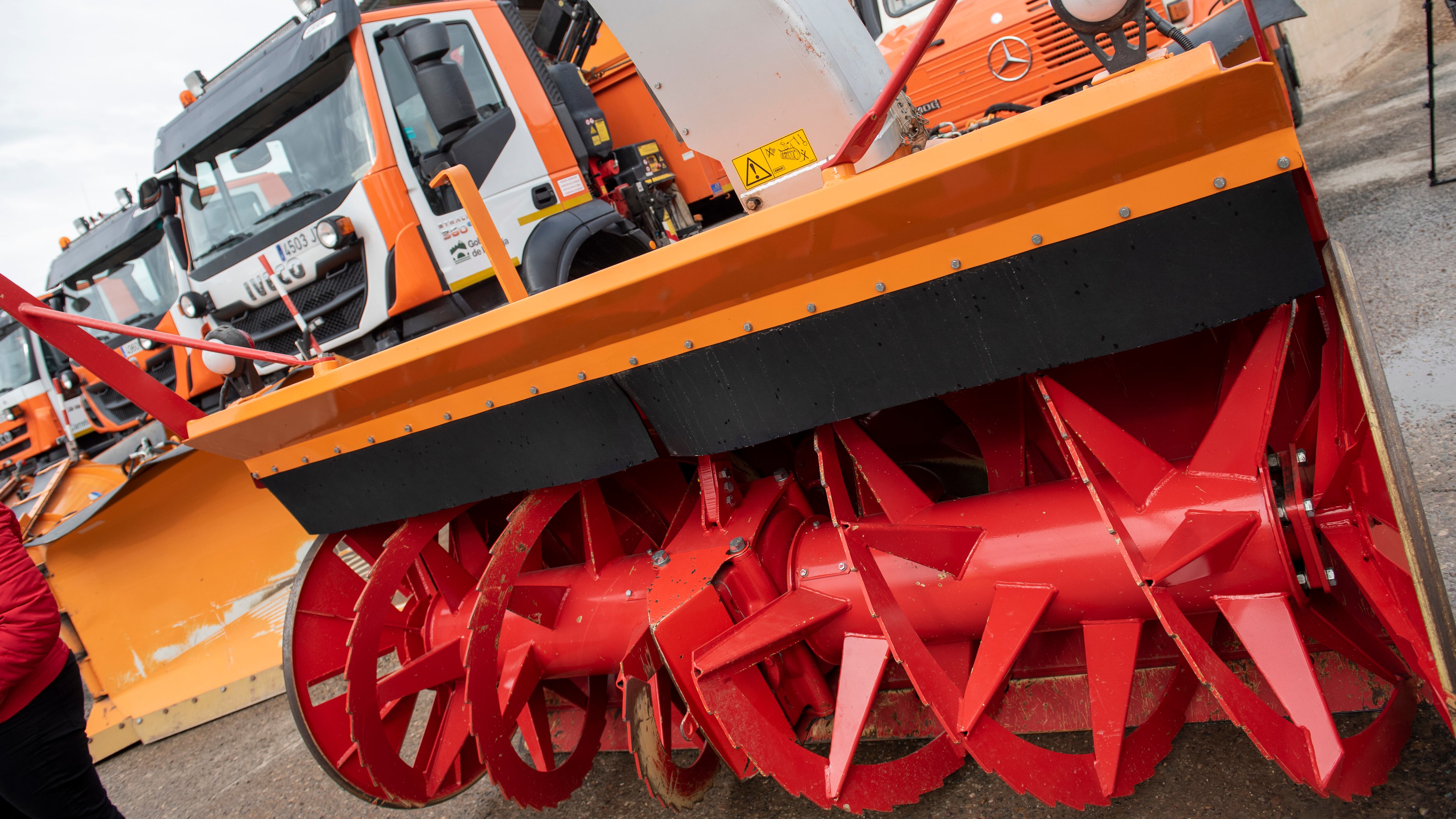 Dispositivo de vialidad invernal del Gobierno de La Rioja.