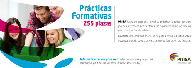 Prisa ofrece 255 plazas de prácticas en las distintas empresas de la compañía