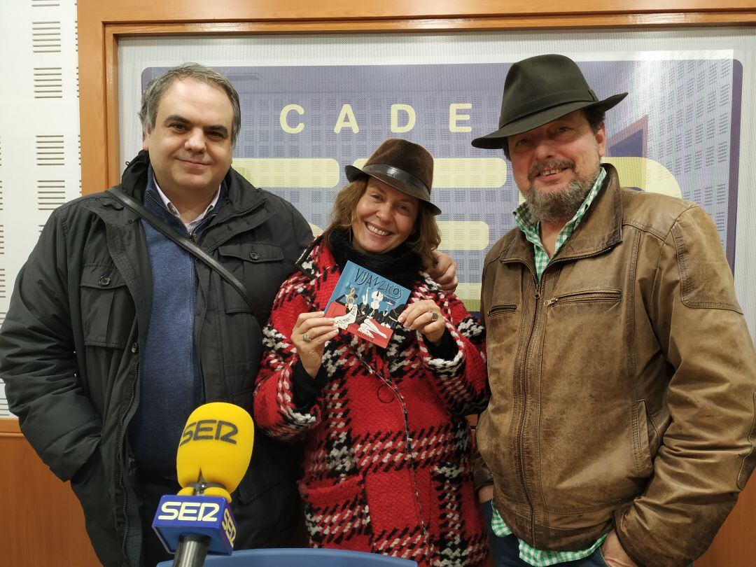 Ángel Anbdrés Muñoz, Marisol Membrillo y Fernando Ortíz