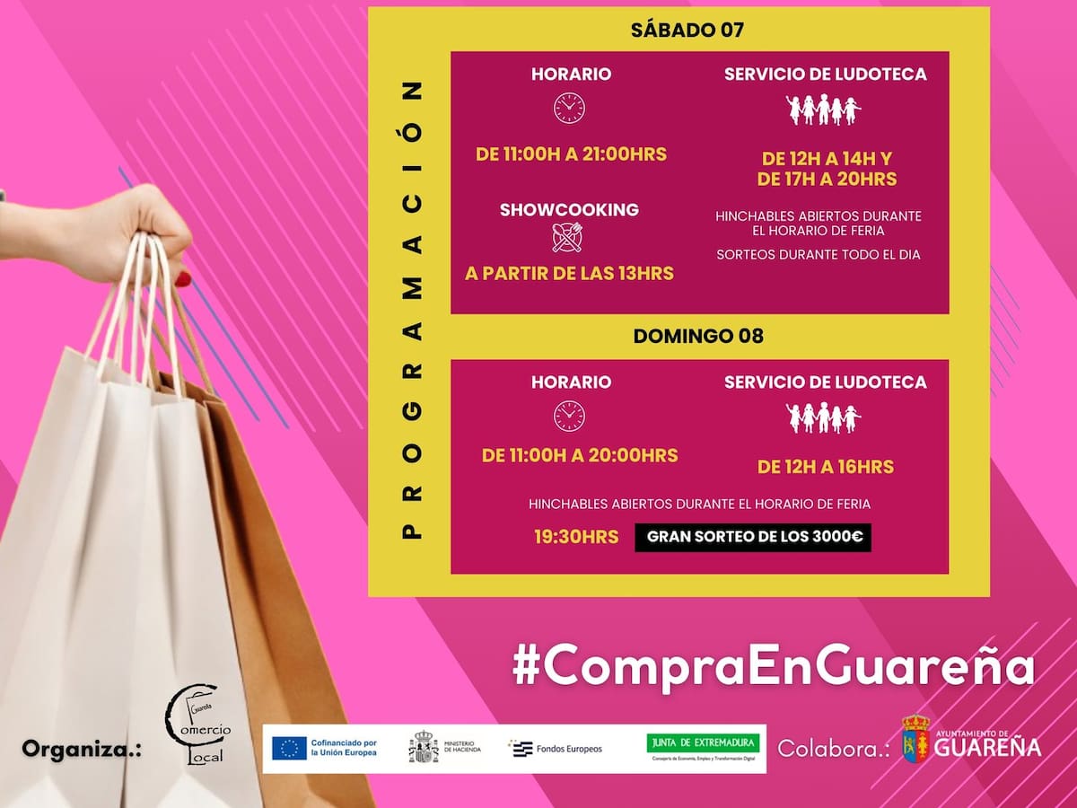 Guareña celebrará la II Feria Outlet y de las Oportunidades con más de 20 comercios y actividades para toda la familia