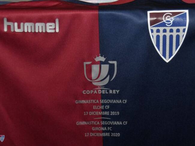 Detalle de la camiseta de la Copa de la Gimnástica Segoviana