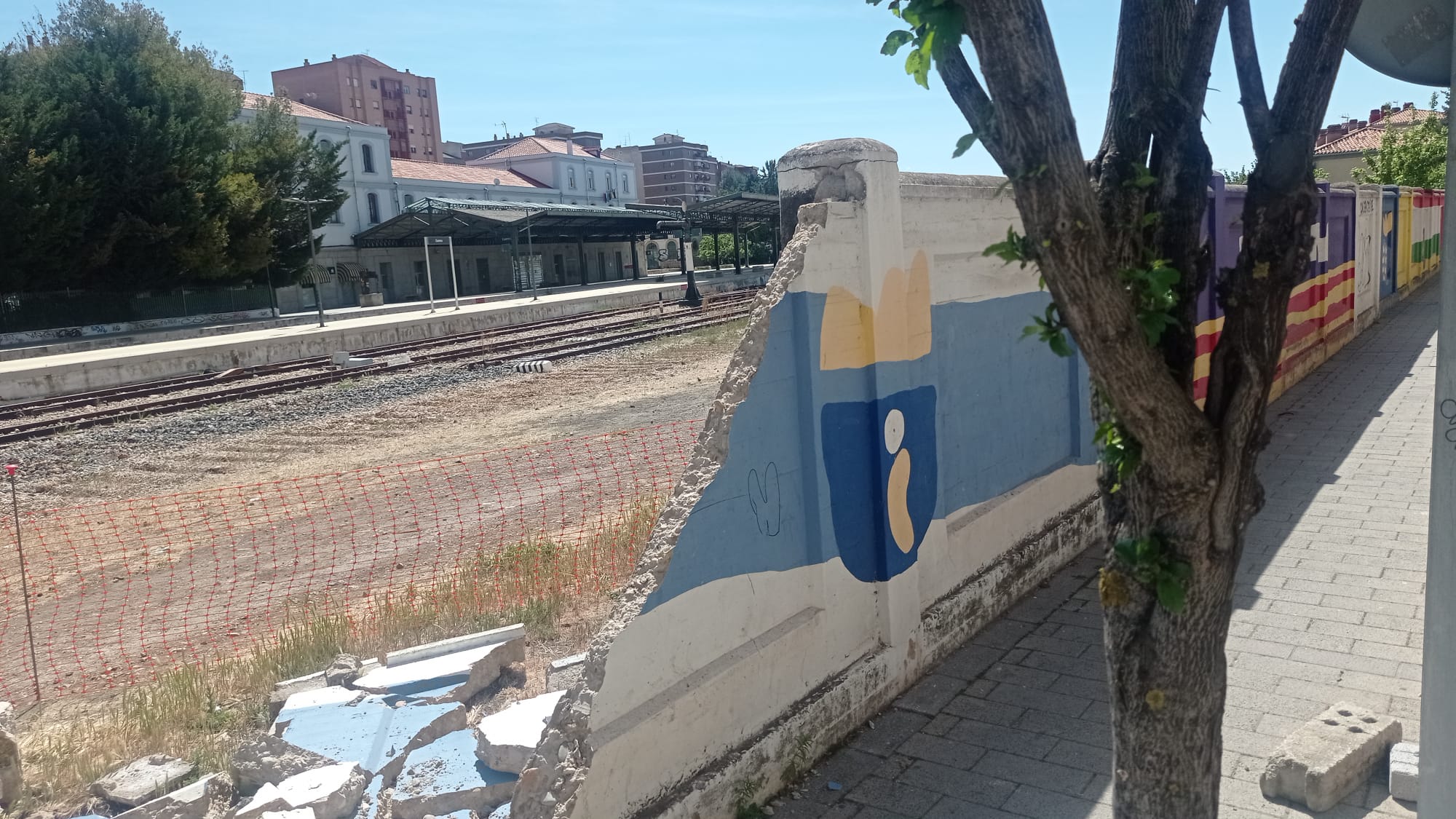 Las obras fueron paralizadas a las pocas horas de haber comenzado