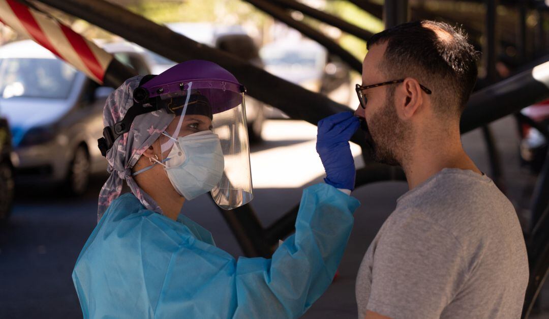Realización de pruebas del test Covid-19