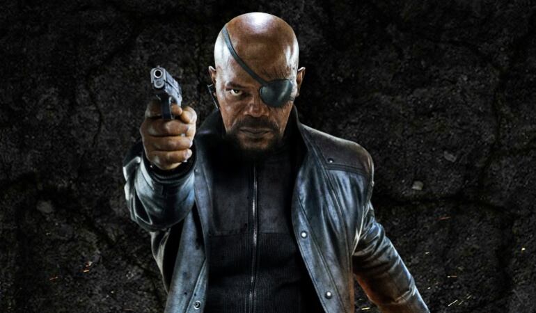 Samuel L. Jackson como Nick Fury en &#039;Los vengadores&#039;